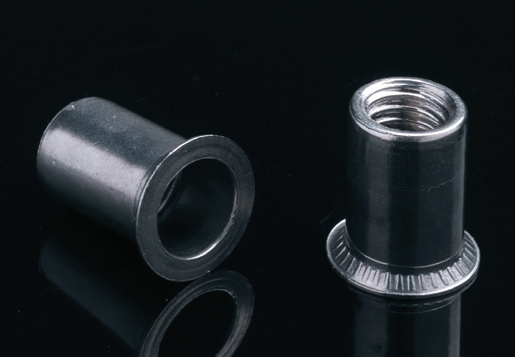 Countersunk stainless head body body polos rivet nuts jenis terbuka