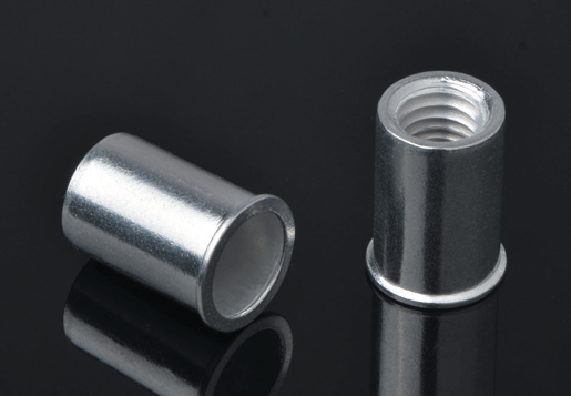 Aluminium Mengurangi Jenis Buka Nut Tubuh Bulat Bulat Bulat