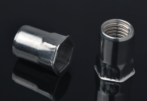 Stainless steel mengurangi hex head head hex-hex body rivet nut jenis terbuka