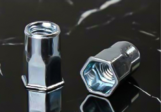 Baja uk mengurangi hex head head hex-hex body rivet nut jenis terbuka